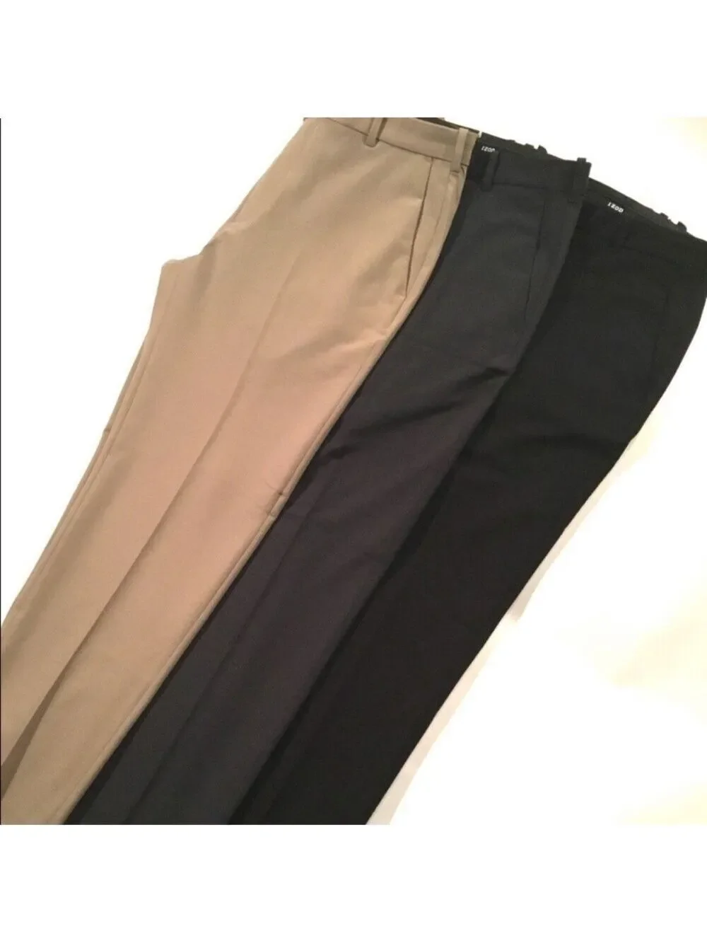 NWT-Izod Performance Stretch Non-Iron ComfortFlex Straight Black Dress Pants